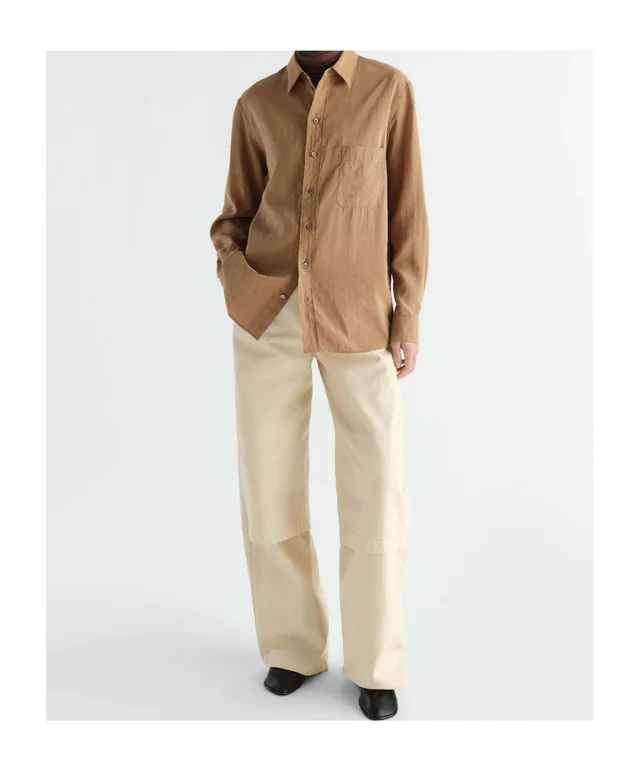 Lemaire Regular Shirt In Dry Silk, photo 2 of 5 from SENSER