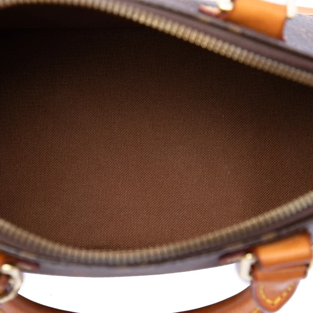 Brown Louis Vuitton Monogram Alma BB Satchel in Brown Coated canvas from Designer Revival, photo 2 of 2