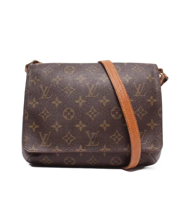 Louis Vuitton Shoulder Bag Long Crossbody Musette Tango Monogram in Leather from The Reluxe