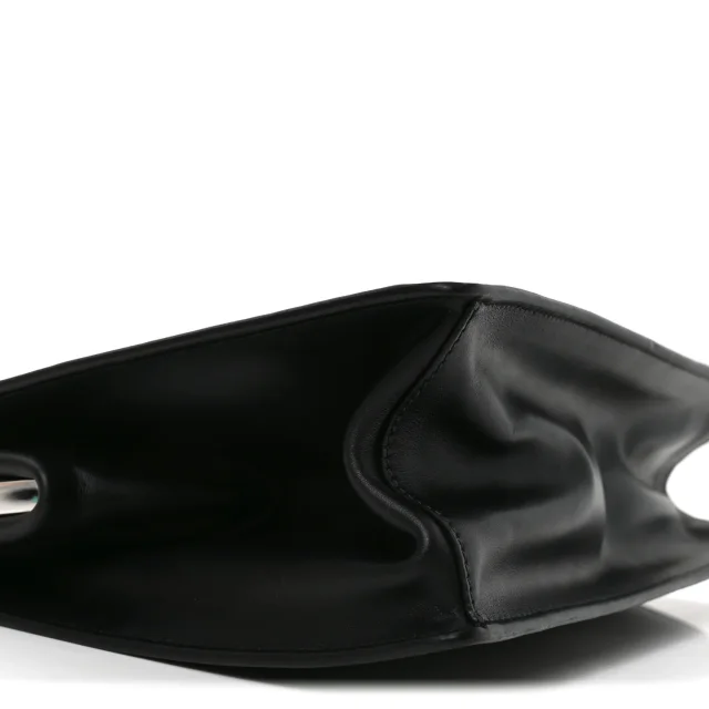 Prada City Calfskin Palm Tree Print Light Frame Bag Black Mare in Black Calfskin from FASHIONPHILE, photo 8 of 9