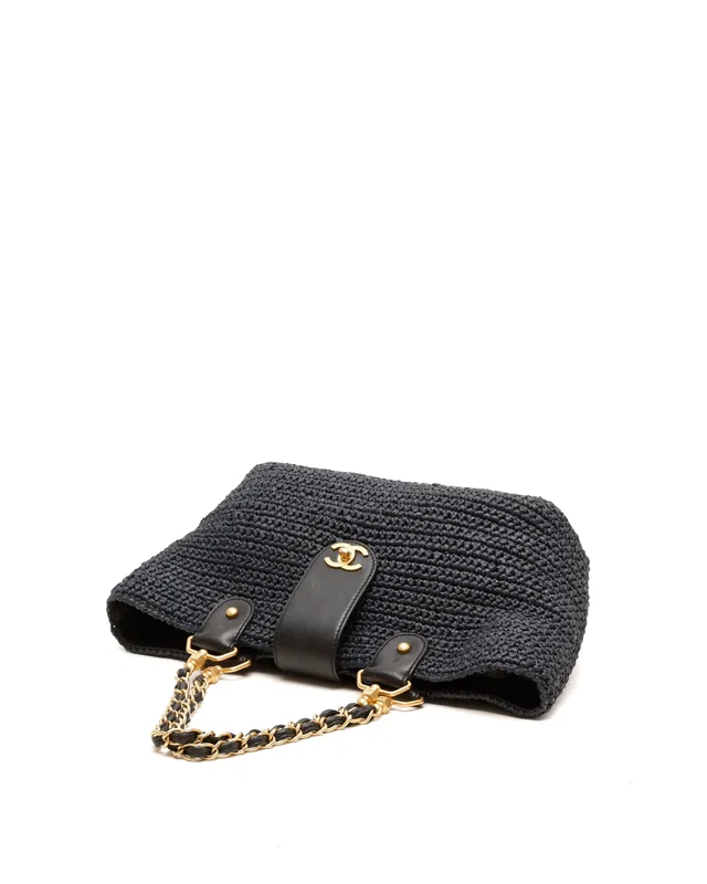 Chanel Raffia Tote Bag in Raffia from A Retro Tale, photo 4 of 9