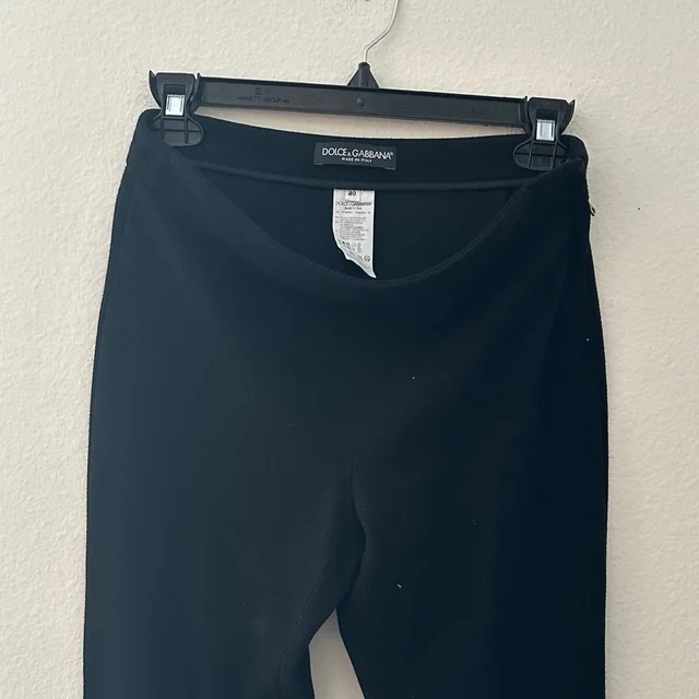 Dolce & Gabbana Classic Black Pants in black from Poshmark