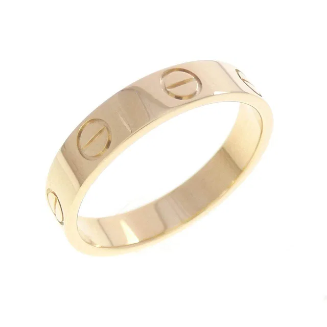 Cartier Mini Love 750 Yellow Gold Ring Size 11 in Yellow from LuxUness