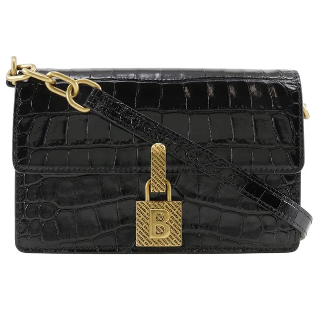 Balenciaga Embossed Leather Mini Shoulder Bag in Leather from LuxUness
