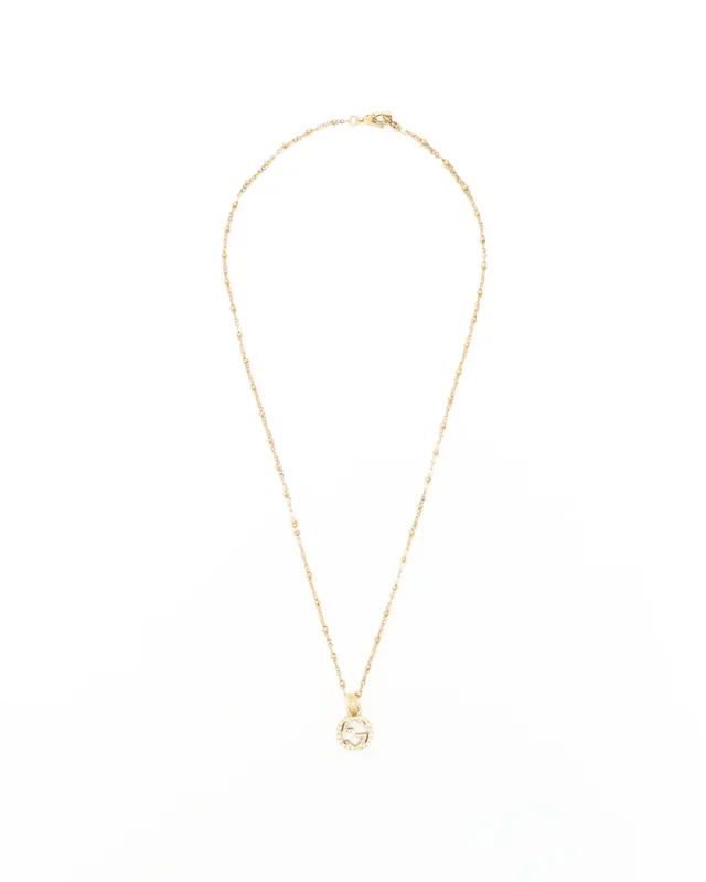 Gucci Interlocking 18kt Gold Necklace in Gold from A Retro Tale, photo 2 of 6