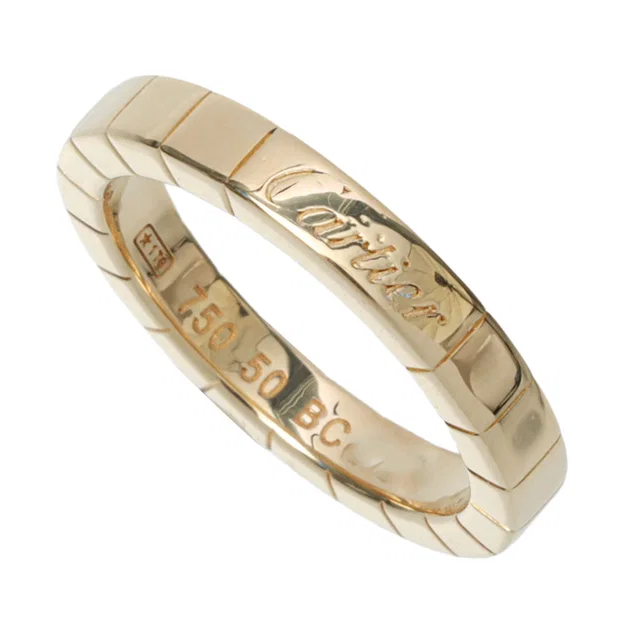 Cartier Lanieres Ring #50 Gold in Gold from VINTAGE QOO TOKYO