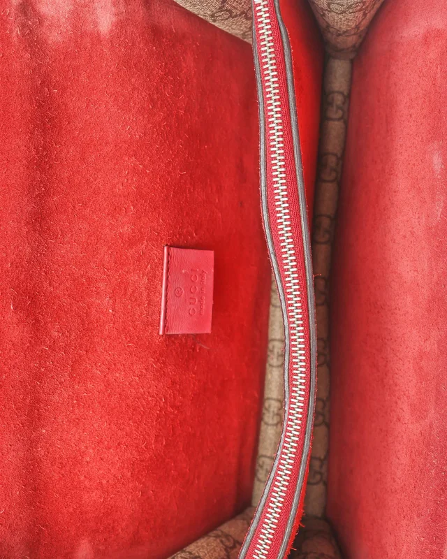 Gucci GG Supreme Medium Dionysus Bag in Suede from A Retro Tale, photo 12 of 13