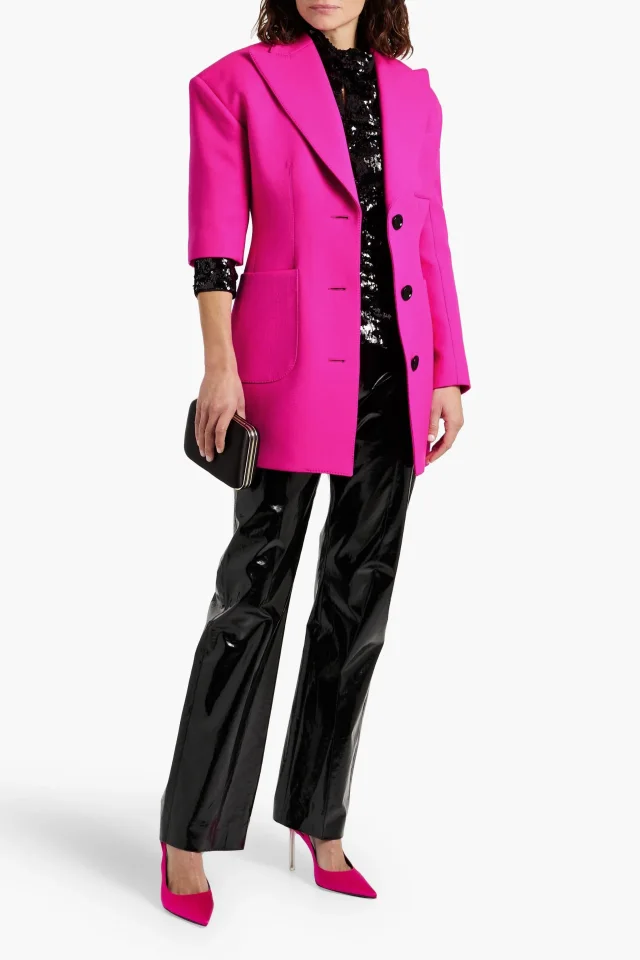 Dolce & Gabbana Asymmetric Virgin Wool-Gabardine Blazer, photo 2 of 4 from THE OUTNET