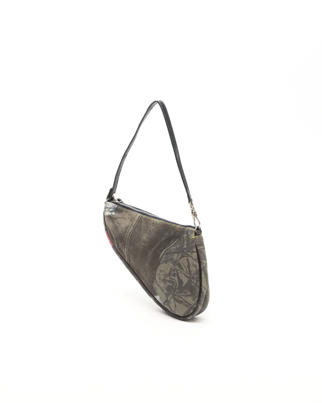 Dior 2001 John Galliano Saddle Bag in Canvas from A Retro Tale, photo 3 of 7
