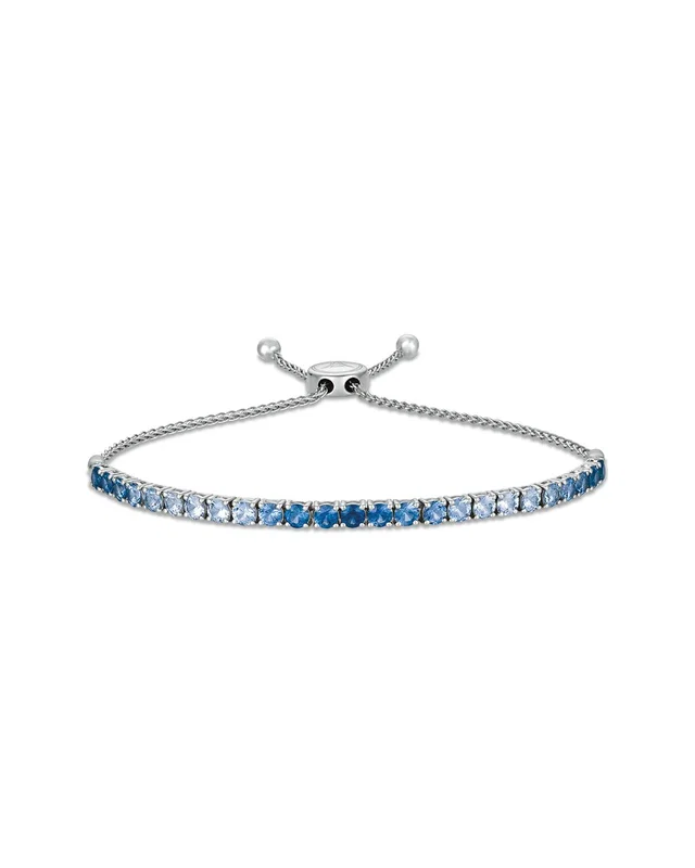 Le Vian® Denim Ombré® 14K 4.00 ct. tw. Sapphire Ombre Bolo Bracelet, image 1 of 1 from Rue La La