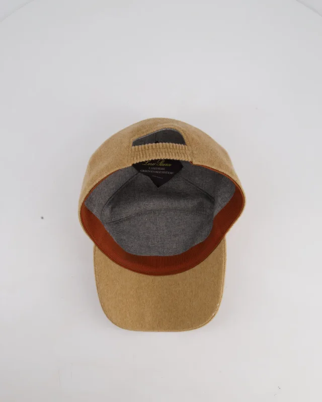 Loro Piana Beige Storm System Cashmere Cap Size M in Beige Cashmere from Sellier, photo 6 of 6