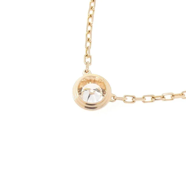 Cartier D'Amour 750 Pink Gold Diamond Necklace in Pink from LuxUness, photo 2 of 2