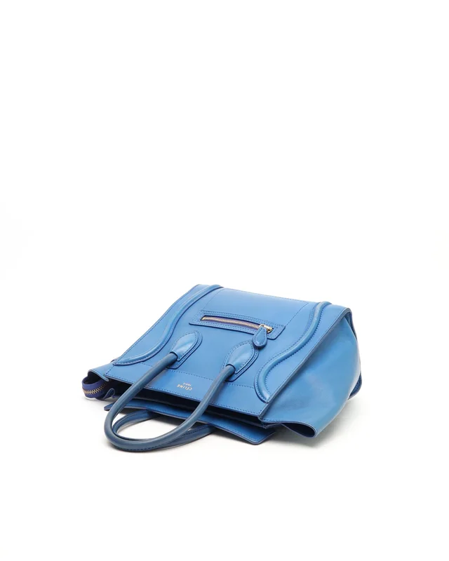 Celine Luggage Micro Bag in Leather from A Retro Tale, photo 5 of 11