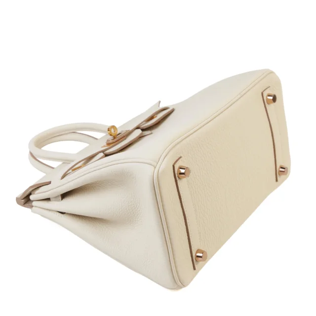 Hermès Birkin 25 Craie (10) in White Togo leather from Ginza Xiaoma, photo 4 of 4