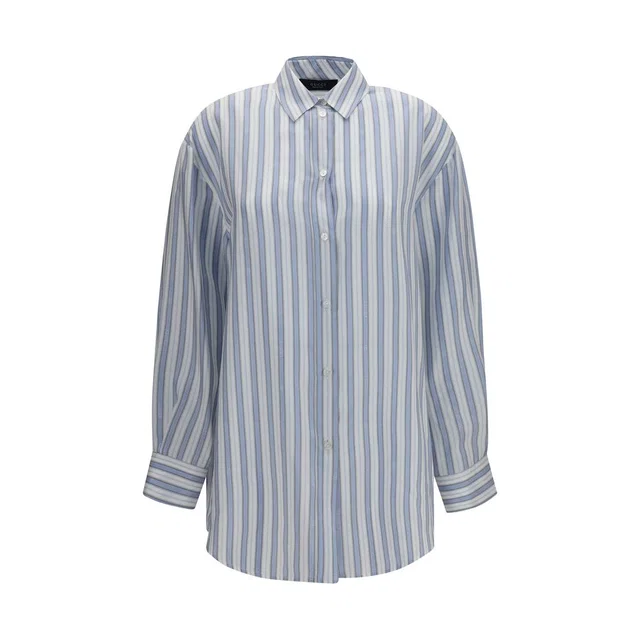 Gucci Blue Silk Shirt in Blue Silk from HEWI