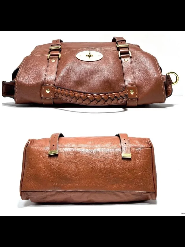 Mulberry Chestnut Brown Leather Satchel in gold|brown|red Leather from Poshmark, photo 7 of 11