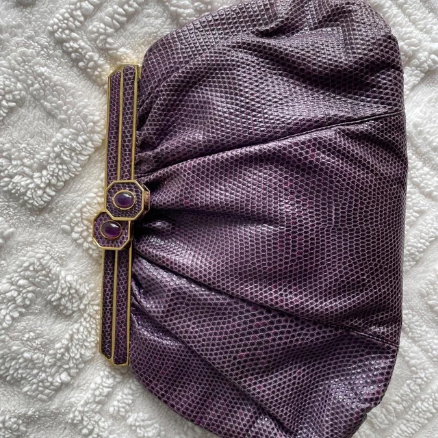 Judith Leiber Women's Bag - Purple in purple from Depop, photo 1 of 1