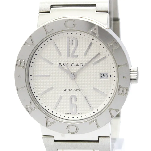 BVLGARI BVLGARI- Steel Automatic Mens Watch BB38SS AUTO Polished in Silver from Elady