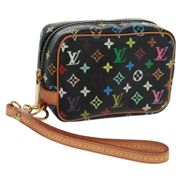 Louis Vuitton Wapity Trousse Monogram Multicolor Black Canvas Bag in Black Canvas from HEWI, photo 15 of 20