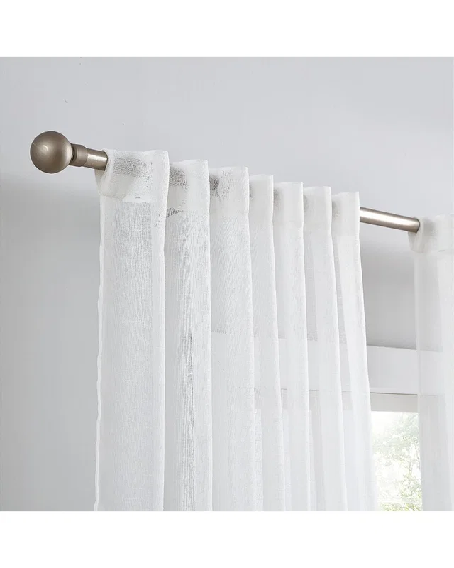 Cannon Sheer Window Panel Pair, image 1 of 1 from Gilt