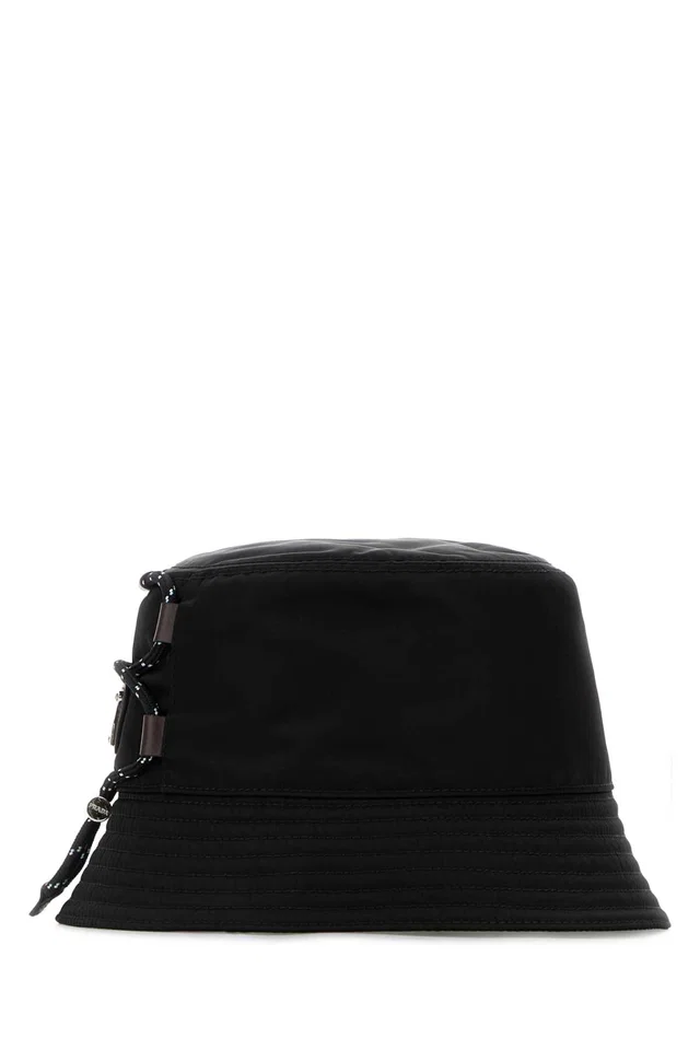 Prada Re-Nylon Bucket Hat — Black in Black Nylon from HEWI