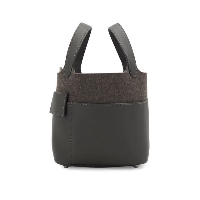 Hermès Picotin Lock PM Go Team Ebene Feutre Swift 2024 W Stamp in Brown Swift leather from Luxury Promise