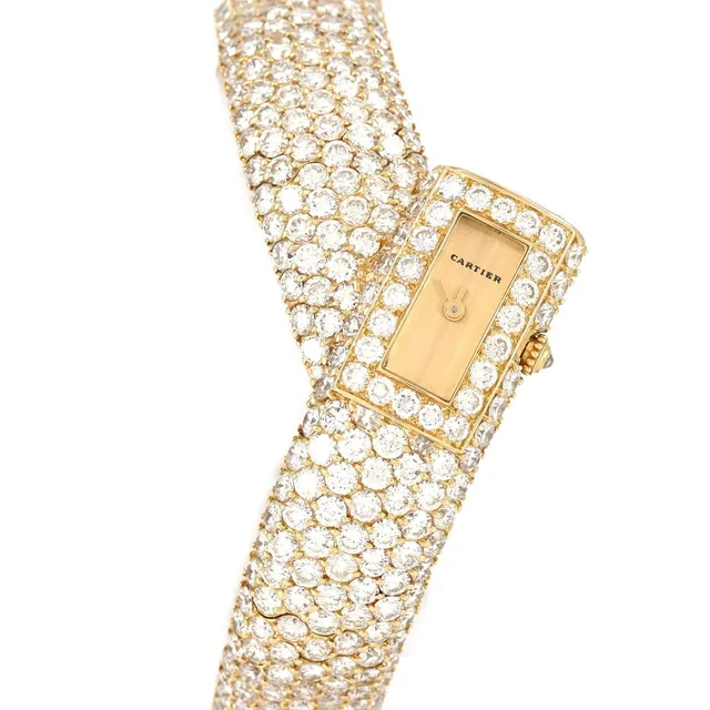 [Special Offer] Cartier YG Quartz in Dial color: Gold Case: yellow gold Bracelet: yellow gold from KOMEHYO