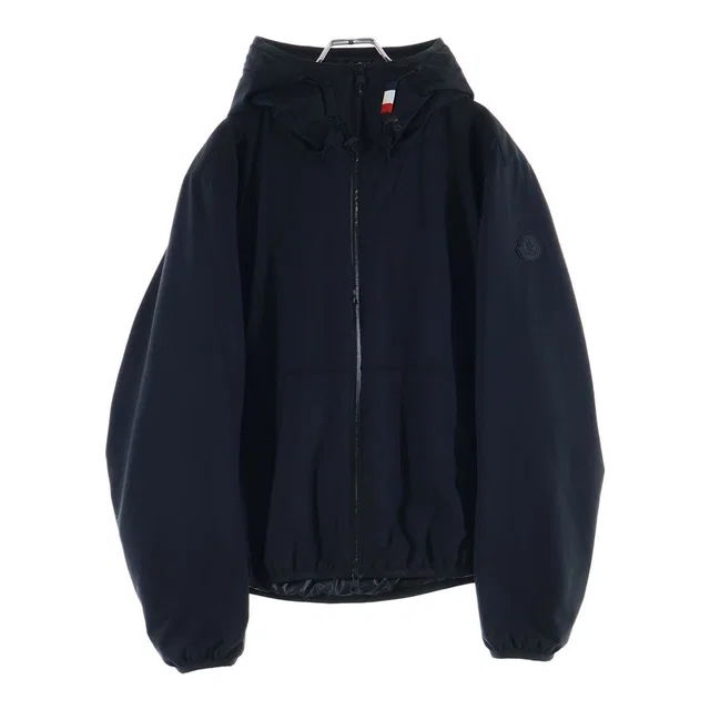 Moncler Duport Down Jacket Nylon Black in Black Nylon from The Reluxe