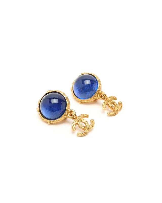 Chanel Coco Mark Clip-on Earrings from A Retro Tale, photo 2 of 4