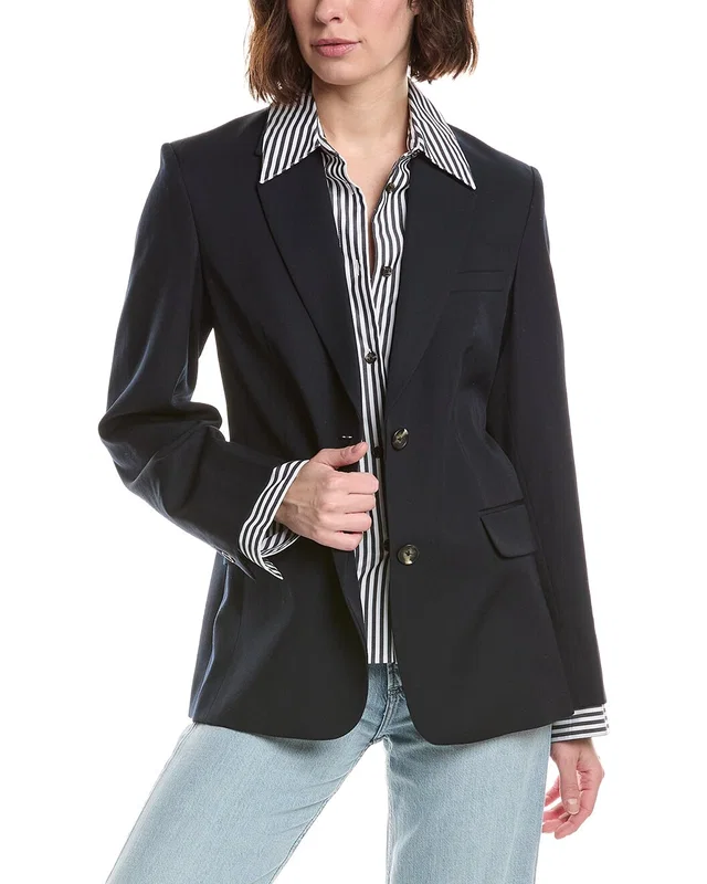 rag & bone Frank Poplin Wool Blazer, image 1 of 1 from Rue La La