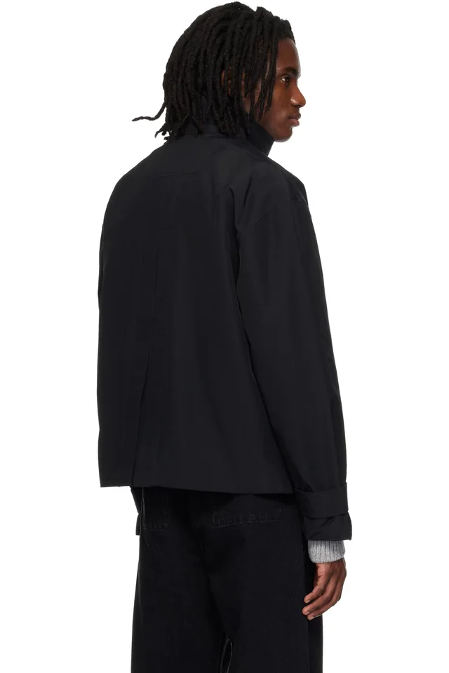 Entire Studios Black Trench Jacket, photo 3 of 4 from SSENSE