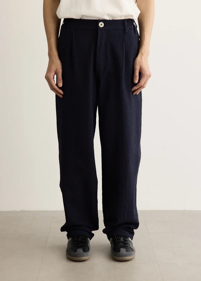 HOWLIN Seersucker Cosmic Pants in Blue from Incu, photo 1 of 1
