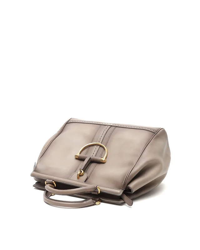 Gucci Duilio Brogue Top Handle Bag in Leather from A Retro Tale, photo 4 of 10