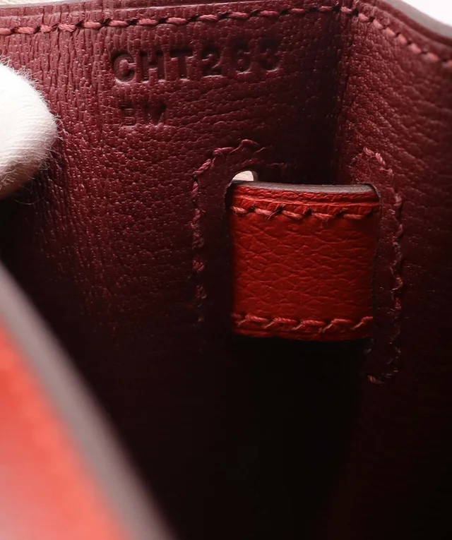 Hermès Kelly 32 Capucine GHW in Leather from Luxury Promise, photo 12 of 14