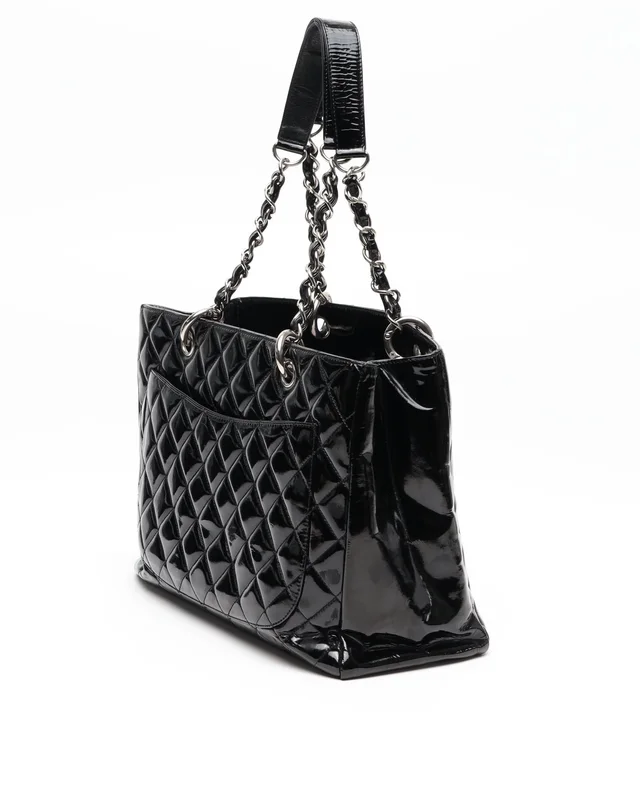 Chanel Patent (GST) Grand Shopping Tote Bag in Patent leather from A Retro Tale, photo 3 of 10