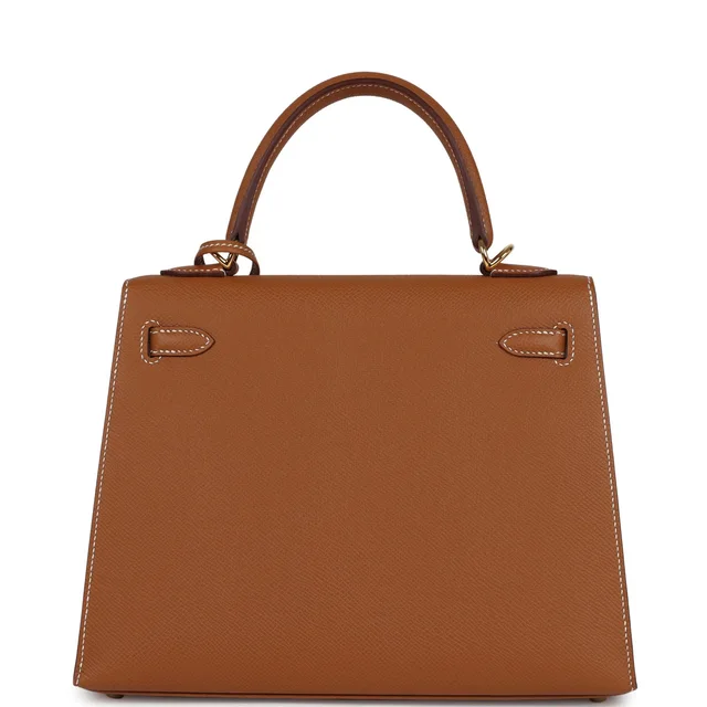 Hermès Kelly Sellier 25 Gold Epsom Gold Hardware in Gold Epsom leather from Madison Avenue Couture, photo 2 of 2