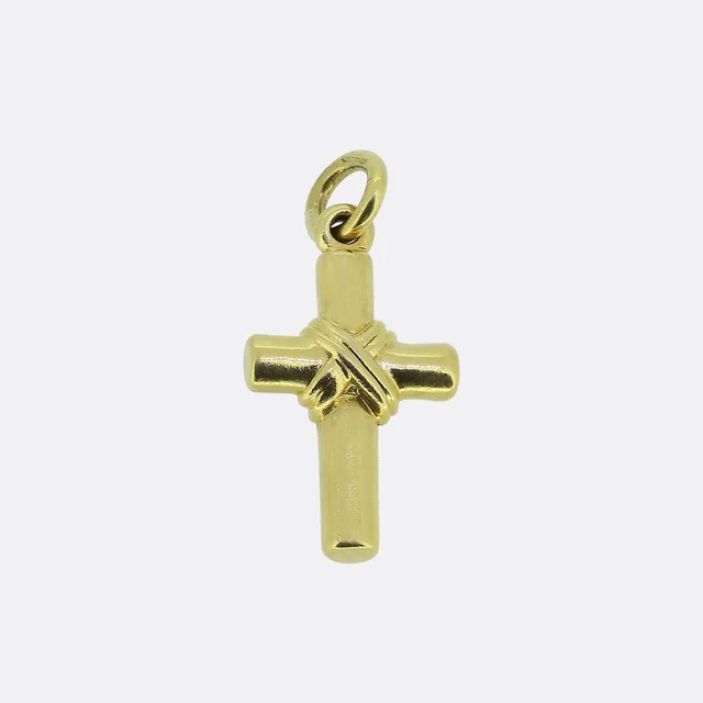 Tiffany & Co. Cross Charm Pendant from The Vintage Jeweller