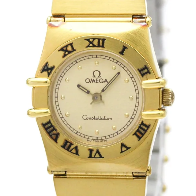 Omega Constellation Gold Plated Quartz Ladies Watch 795.1076 in multicolor from Grailed