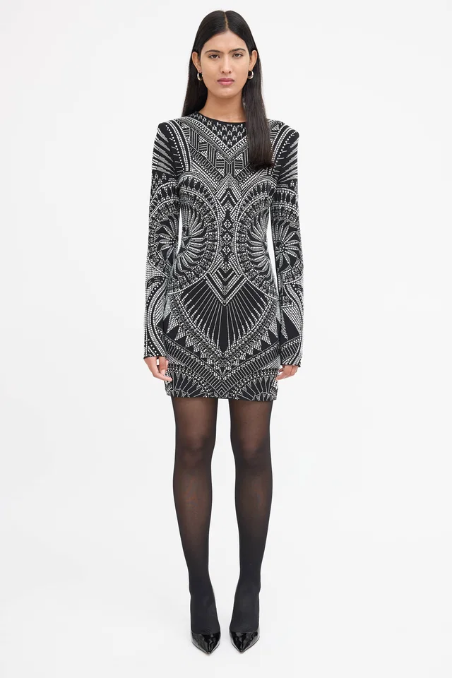 Balmain Crystal Embellished Dress from VSP Consignment