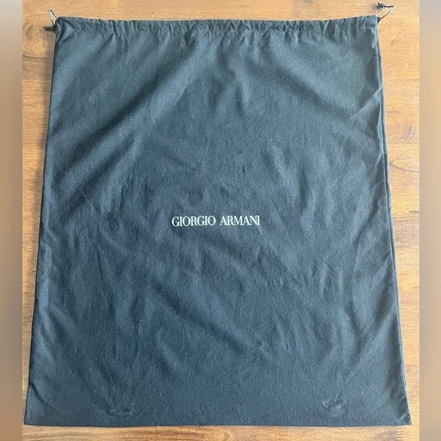 Giorgio Armani Designer Dust Bag in black from Poshmark