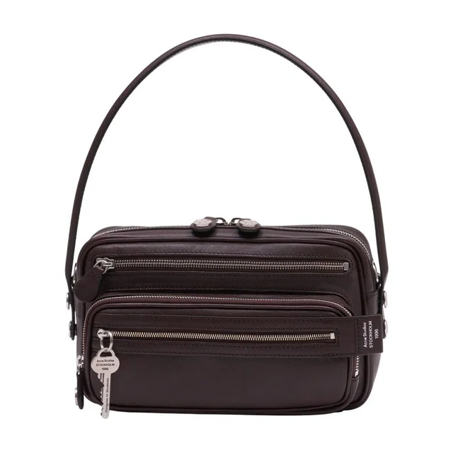 Acne Studios Camero Party Shoulder Bag — Brown Calfskin in Brown Calfskin from HEWI