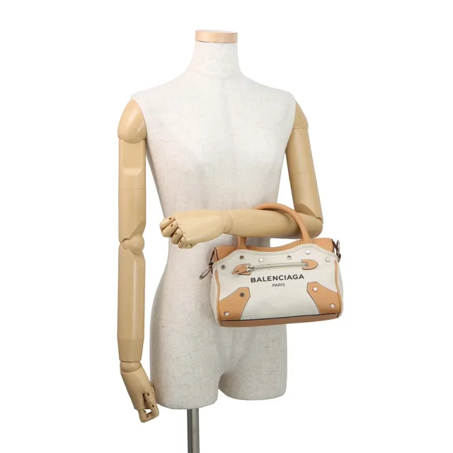Balenciaga Belhara Brown/Natural419993 9260 Leather Canvas in Brown Canvas from GALLERY RARE, photo 4 of 19