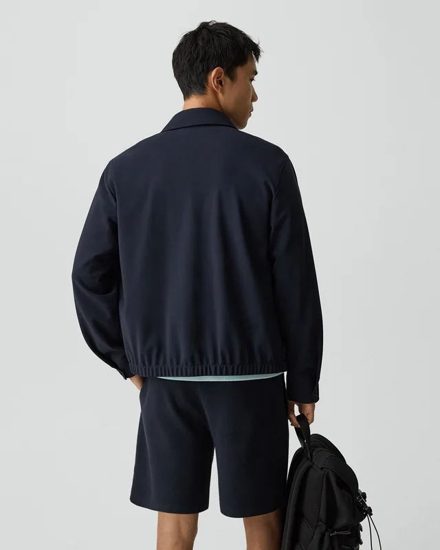 Theory Blouson Jacket in Precision Ponte, photo 4 of 6 from Theory