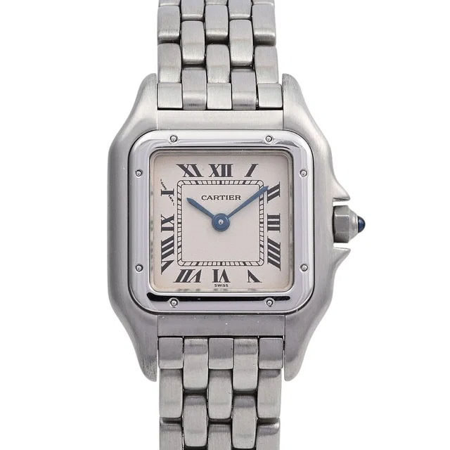 Cartier Panthère SM W25033F5 Quartz Ivory in White from VINTAGE QOO TOKYO