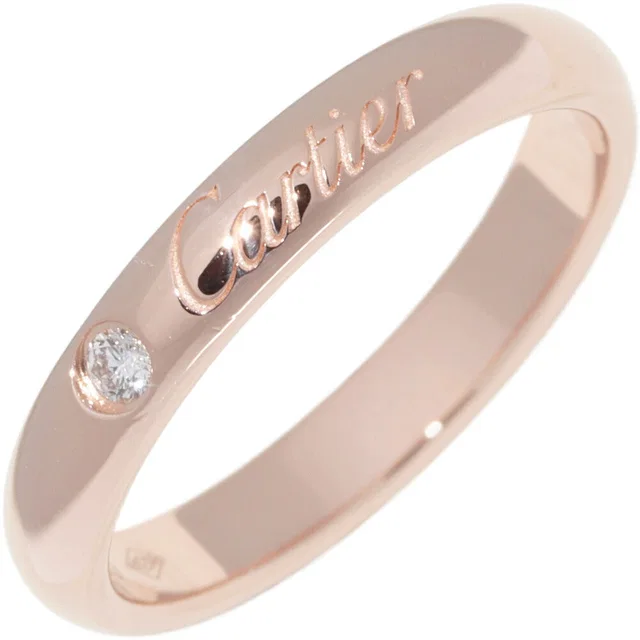C de Cartier Au750 Diamond Ring Size 8 from LuxUness