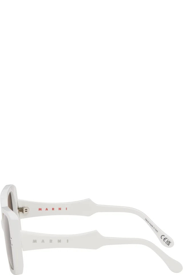 Marni White RETROSUPERFUTURE Edition Nimrela Sunglasses, photo 3 of 4 from SSENSE