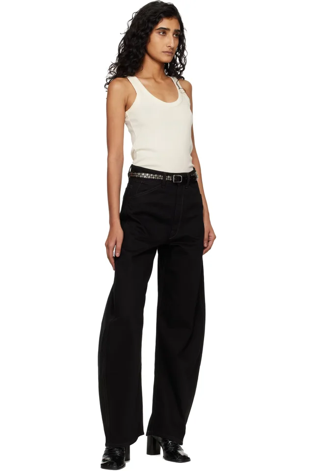 LEMAIRE Brown Rio Studs 20 Belt, photo 2 of 2 from SSENSE