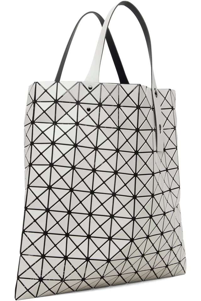 BAO BAO ISSEY MIYAKE White Prism Matte-2 Tote, photo 3 of 4 from SSENSE