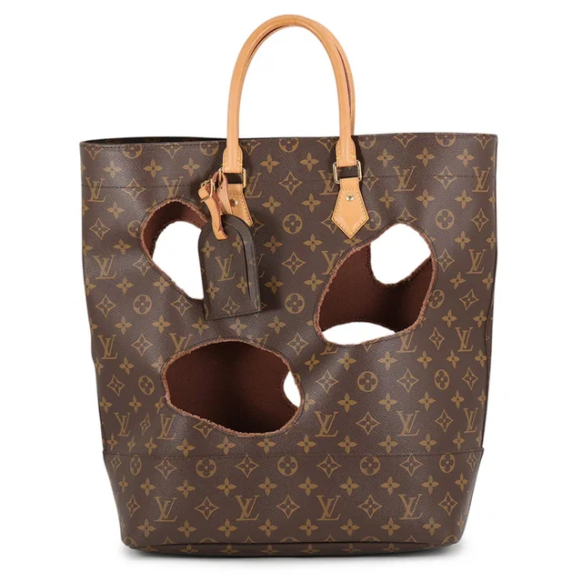 Louis Vuitton Rei Kawakubo with Holes BrownM40279 Monogram in Leather from GALLERY RARE