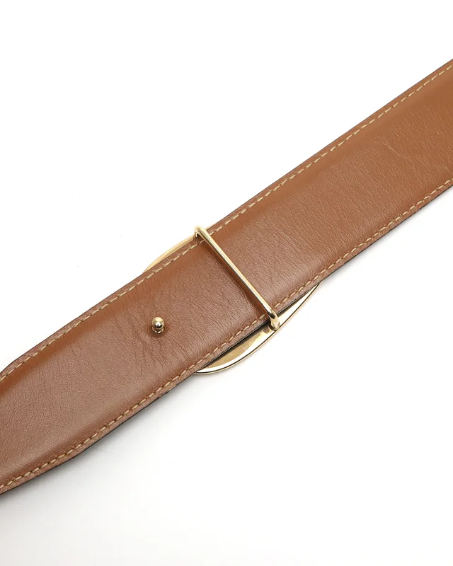 Gucci G Leather Belt in Leather from A Retro Tale, photo 6 of 7